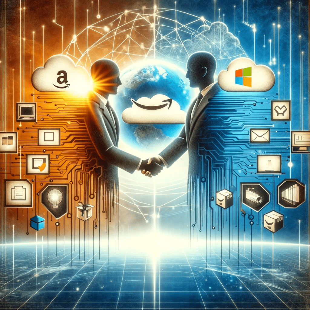 Microsoft+ Amazon